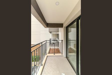 Varanda de kitnet/studio à venda com 1 quarto, 27m² em Vila Buarque, São Paulo