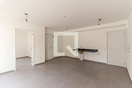 Sala/Cozinha de apartamento à venda com 1 quarto, 47m² em Vila Buarque, São Paulo