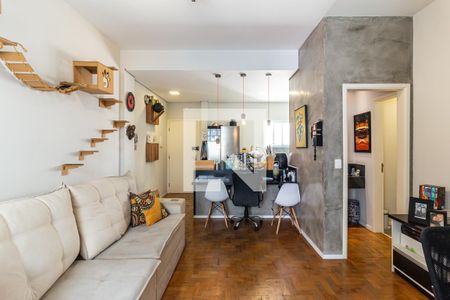 Sala de apartamento à venda com 1 quarto, 57m² em Vila Buarque, São Paulo