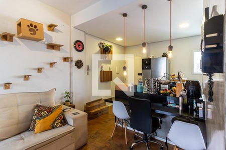 Cozinha de apartamento à venda com 1 quarto, 57m² em Vila Buarque, São Paulo