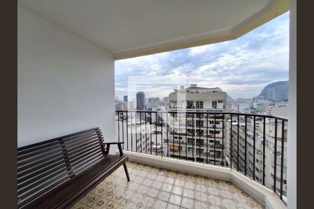 Varanda de apartamento à venda com 3 quartos, 68m² em Botafogo, Rio de Janeiro