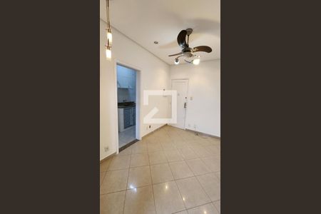 Detalhe Sala de apartamento para alugar com 1 quarto, 48m² em Embaré, Santos