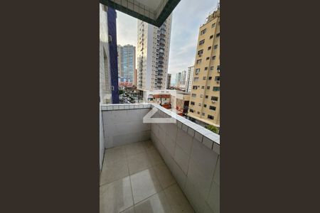 Varanda da Sala de apartamento para alugar com 1 quarto, 48m² em Embaré, Santos