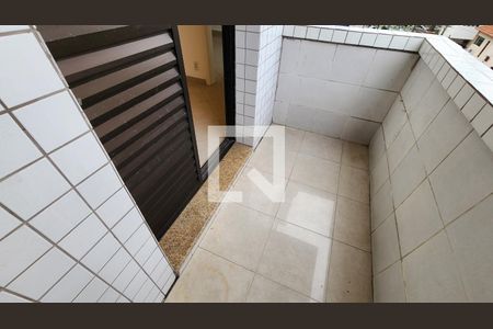 Varanda da Sala de apartamento para alugar com 1 quarto, 48m² em Embaré, Santos