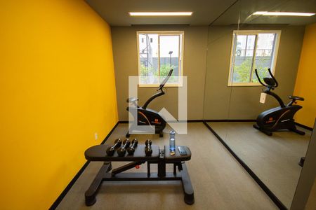 Apartamento para alugar com 36m², 1 quarto e sem vaga Apartamento para alugar com 36m², 1 quarto e sem vagaÁrea comum - Academia