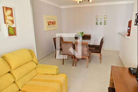 sala de apartamento para alugar com 2 quartos, 78m² em Boqueirão, Praia Grande