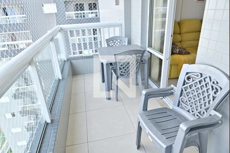 sacada Gourmet de apartamento para alugar com 2 quartos, 78m² em Boqueirão, Praia Grande