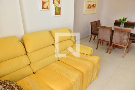 sala de apartamento para alugar com 2 quartos, 78m² em Boqueirão, Praia Grande