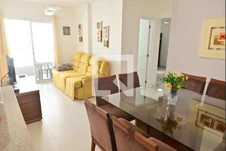 sala de apartamento para alugar com 2 quartos, 78m² em Boqueirão, Praia Grande