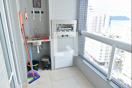sacada Gourmet de apartamento para alugar com 2 quartos, 78m² em Boqueirão, Praia Grande