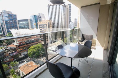 Varanda de kitnet/studio para alugar com 1 quarto, 36m² em Pinheiros, São Paulo