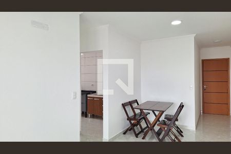 Sala de apartamento para alugar com 2 quartos, 81m² em Vila Assuncao, Praia Grande