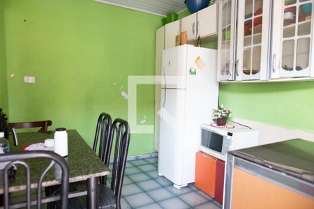 Cozinha de casa para alugar com 1 quarto, 30m² em Vila Guarani, Santo André
