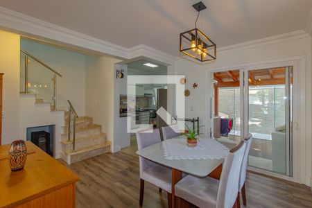 Sala de Jantar de casa de condomínio à venda com 3 quartos, 127m² em Igara, Canoas