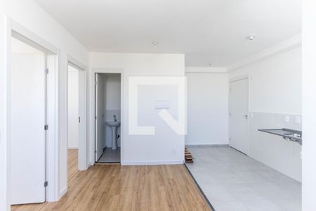 Sala/Cozinha de apartamento para alugar com 2 quartos, 40m² em Barra Funda, São Paulo