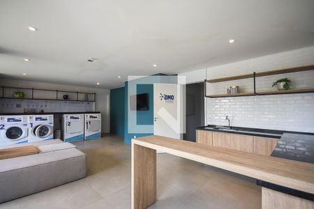 Studio para alugar com 27m², 1 quarto e sem vaga Studio para alugar com 27m², 1 quarto e sem vagaLavanderia