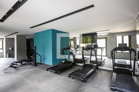 Studio para alugar com 27m², 1 quarto e sem vaga Studio para alugar com 27m², 1 quarto e sem vagaAcademia