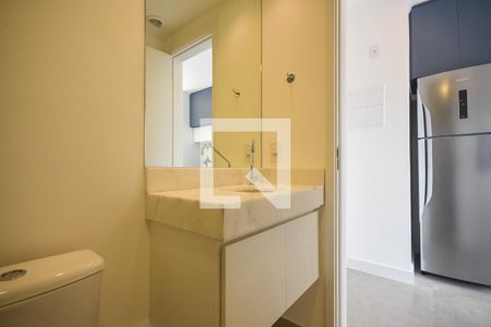 Studio para alugar com 27m², 1 quarto e sem vaga Studio para alugar com 27m², 1 quarto e sem vagaBanheiro