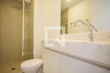 Studio para alugar com 27m², 1 quarto e sem vaga Studio para alugar com 27m², 1 quarto e sem vagaBanheiro