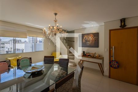 Sala de apartamento à venda com 4 quartos, 202m² em Grajaú, Belo Horizonte