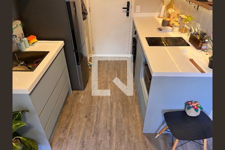 Sala e Cozinha integrada de apartamento para alugar com 1 quarto, 36m² em Água Branca, São Paulo