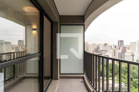 Varanda de kitnet/studio para alugar com 1 quarto, 26m² em Santa Efigênia, São Paulo