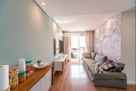Sala de apartamento à venda com 3 quartos, 69m² em Vila Humaita, Santo André