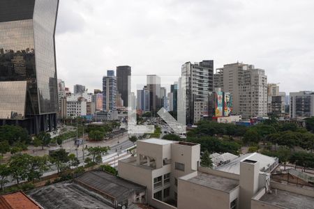 Vista da Varanda de kitnet/studio à venda com 1 quarto, 27m² em Pinheiros, São Paulo