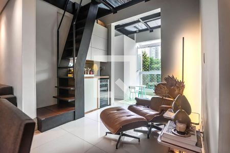 sala de apartamento à venda com 4 quartos, 130m² em Sion, Belo Horizonte