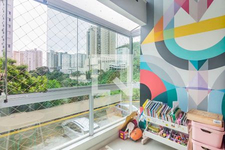 varanda de apartamento à venda com 4 quartos, 130m² em Sion, Belo Horizonte