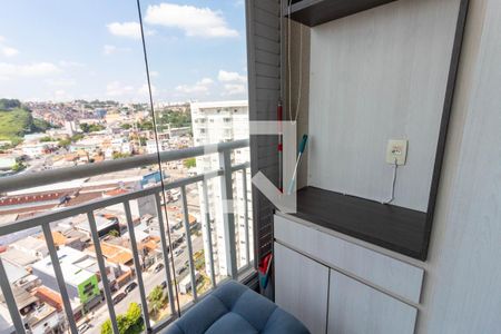 Varanda da Sala de apartamento à venda com 1 quarto, 32m² em Jardim Santa Teresinha, São Paulo
