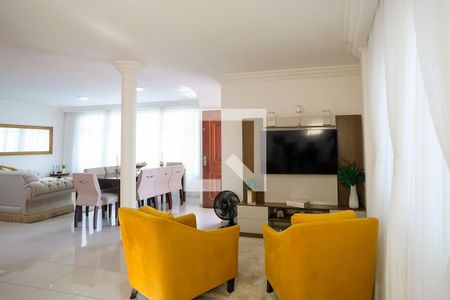 Sala de casa à venda com 6 quartos, 433m² em Jardim São Caetano, São Caetano do Sul