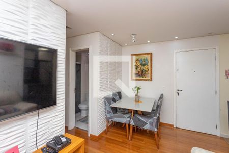 Sala  de apartamento à venda com 2 quartos, 56m² em Centro, Diadema