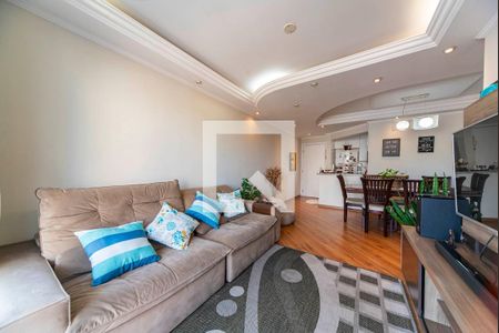 Sala de apartamento para alugar com 3 quartos, 79m² em Vila Pires, Santo André