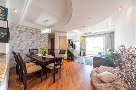 Sala de apartamento à venda com 3 quartos, 79m² em Vila Pires, Santo André