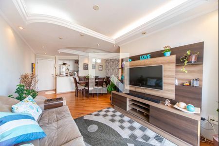 Sala de apartamento para alugar com 3 quartos, 79m² em Vila Pires, Santo André