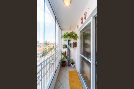 Varanda da Sala de apartamento para alugar com 3 quartos, 79m² em Vila Pires, Santo André