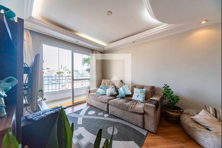 Sala de apartamento para alugar com 3 quartos, 79m² em Vila Pires, Santo André