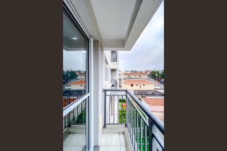 Varanda da Sala de apartamento para alugar com 1 quarto, 38m² em Vila Invernada, São Paulo