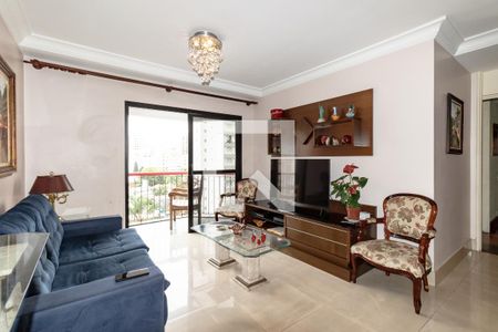 Sala de apartamento para alugar com 3 quartos, 98m² em Indianópolis, São Paulo
