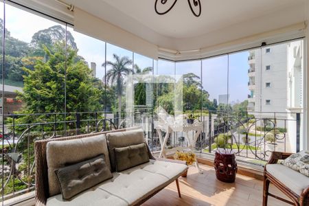 Varanda da Sala de apartamento à venda com 2 quartos, 110m² em Paraíso do Morumbi, São Paulo