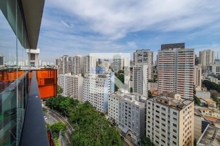 Apartamento à venda com 77m², 2 quartos e 2 vagasVaranda Cozinha vista