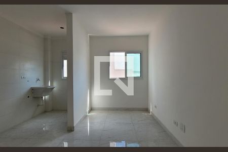 Sala de apartamento à venda com 2 quartos, 50m² em Campestre, Santo André