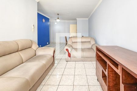 Sala de apartamento para alugar com 3 quartos, 90m² em Balneario Cidade Atlantica, Guarujá