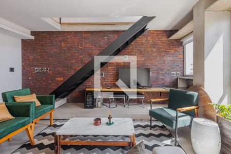 Sala de apartamento para alugar com 1 quarto, 58m² em Jardins, São Paulo