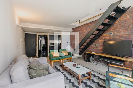Sala de apartamento para alugar com 1 quarto, 58m² em Jardins, São Paulo
