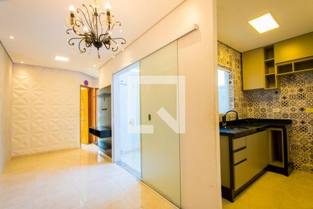 Sala de apartamento para alugar com 2 quartos, 53m² em Vila Humaitá, Santo André