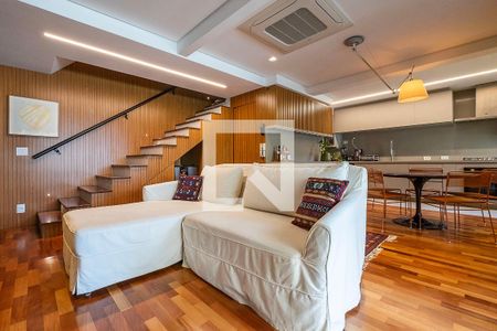 Sala/Cozinha de apartamento para alugar com 2 quartos, 99m² em Pinheiros, São Paulo