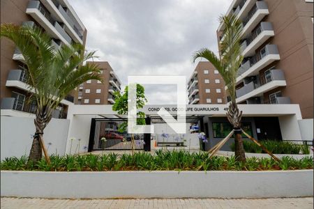 Fachada e portaria de apartamento para alugar com 2 quartos, 45m² em Jardim Adriana, Guarulhos