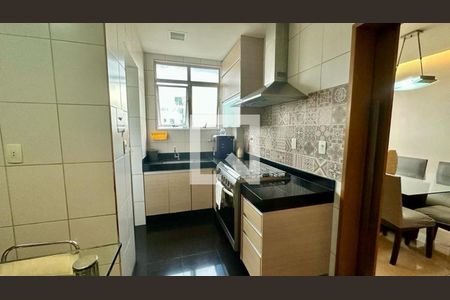 cozinha de apartamento à venda com 3 quartos, 95m² em Palmares, Belo Horizonte